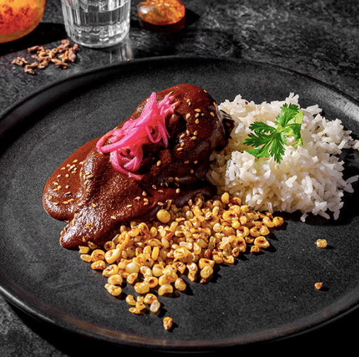 Pechuga en mole - Pa´los paladares mexicanos!