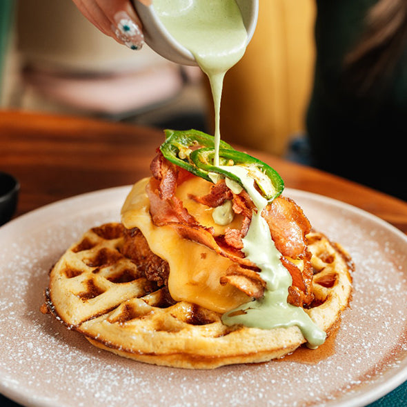 Chicken and waffles
