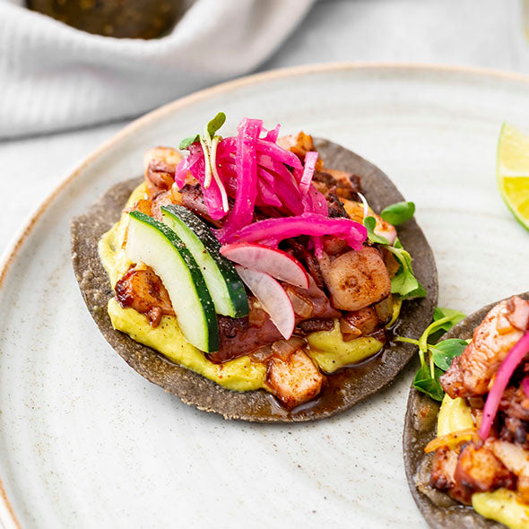 Tostadas de pulpo (2) 🌶