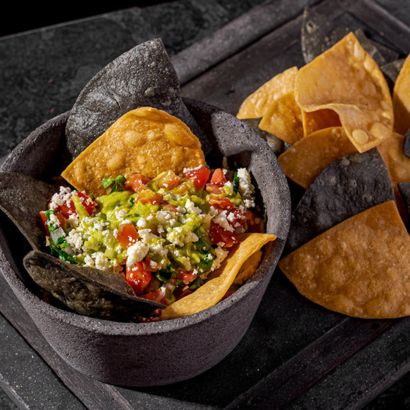Guacamole con chips