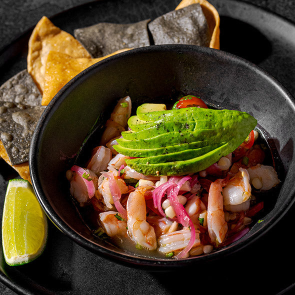 Ceviche de camarón 🌶
