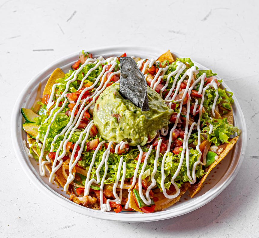 Nachos de lomito o pollo