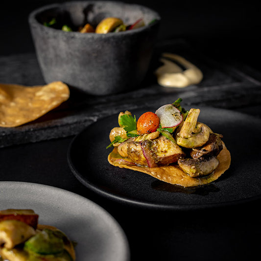 Tostada - La de Ceviche de hongos